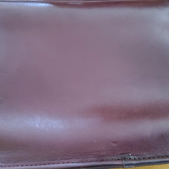 Vintage Coach Messenger Crossbody New York City in Burgundy +Original Hangtag - Picture 5 of 10